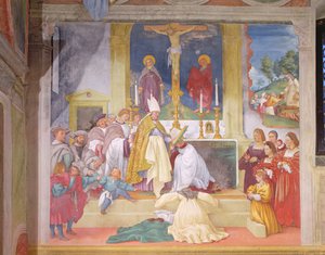 Vestimenta de Santa Brígida de Lorenzo Lotto